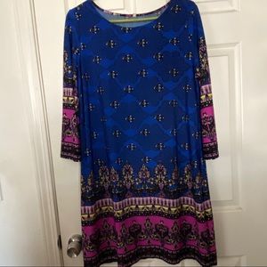 Beautiful blue paisley dress